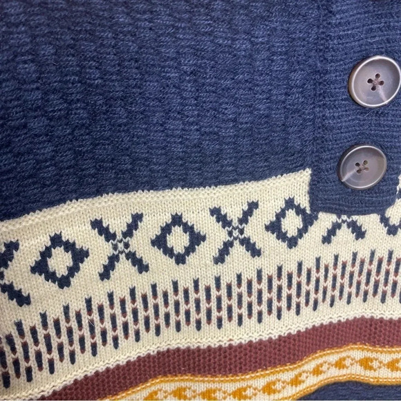 Urban Outfitters UO Isla Fair Isle Button Front Sweater Dress - Picture 7 of 9